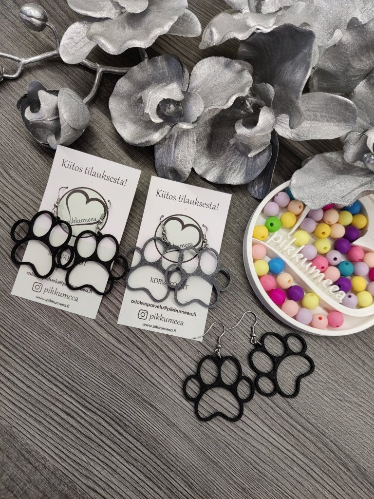 Korvakorut Tassu - iso (eri värejä) - pikkumeea