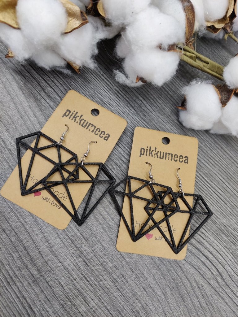 Korvakorut Timantti - iso (eri värejä) - pikkumeea