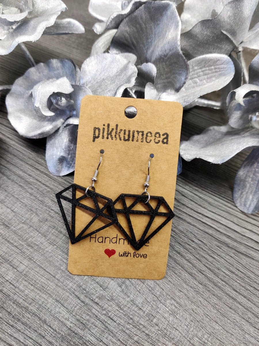 Korvakorut Timantti - pieni (eri värejä) - pikkumeea