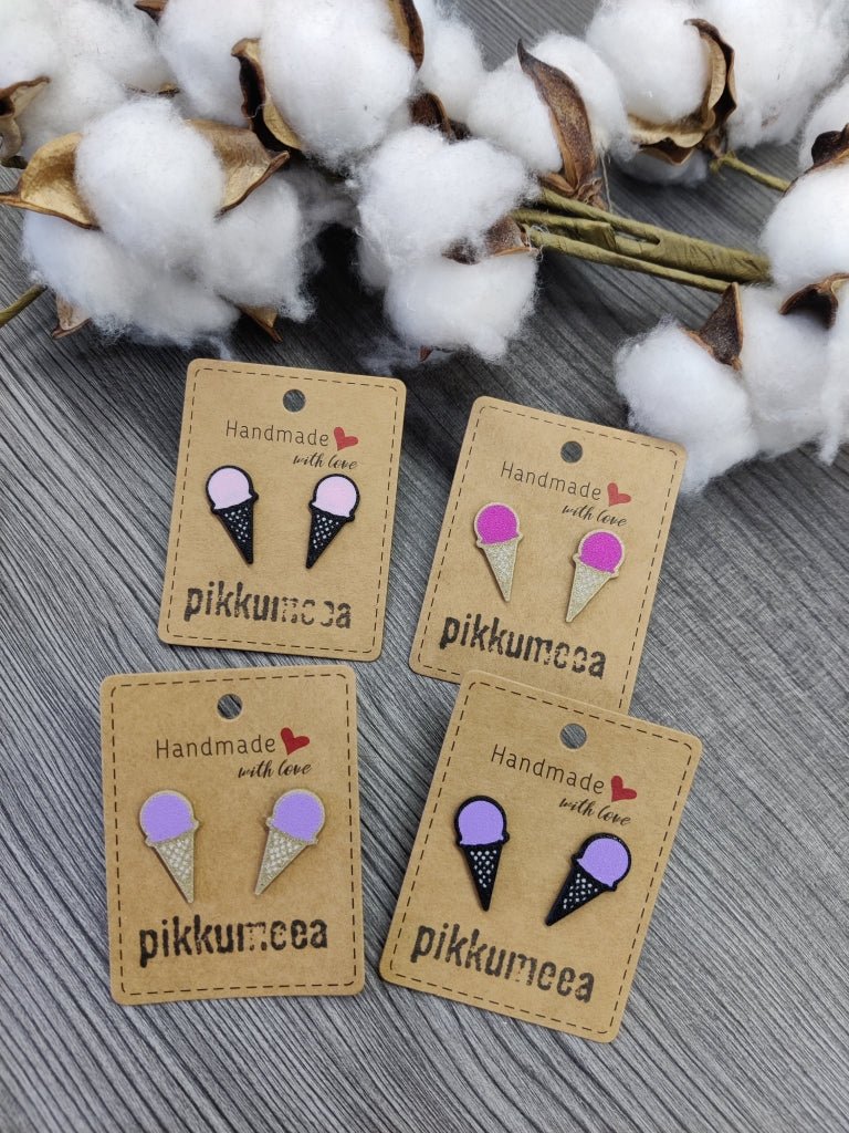Nappikorvakorut Jäätelö (eri värejä) - pikkumeea