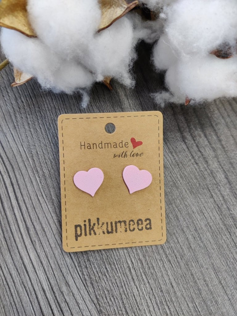 Nappikorvakorut Sydän (eri värejä) - pikkumeea