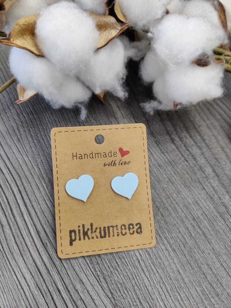 Nappikorvakorut Sydän (eri värejä) - pikkumeea