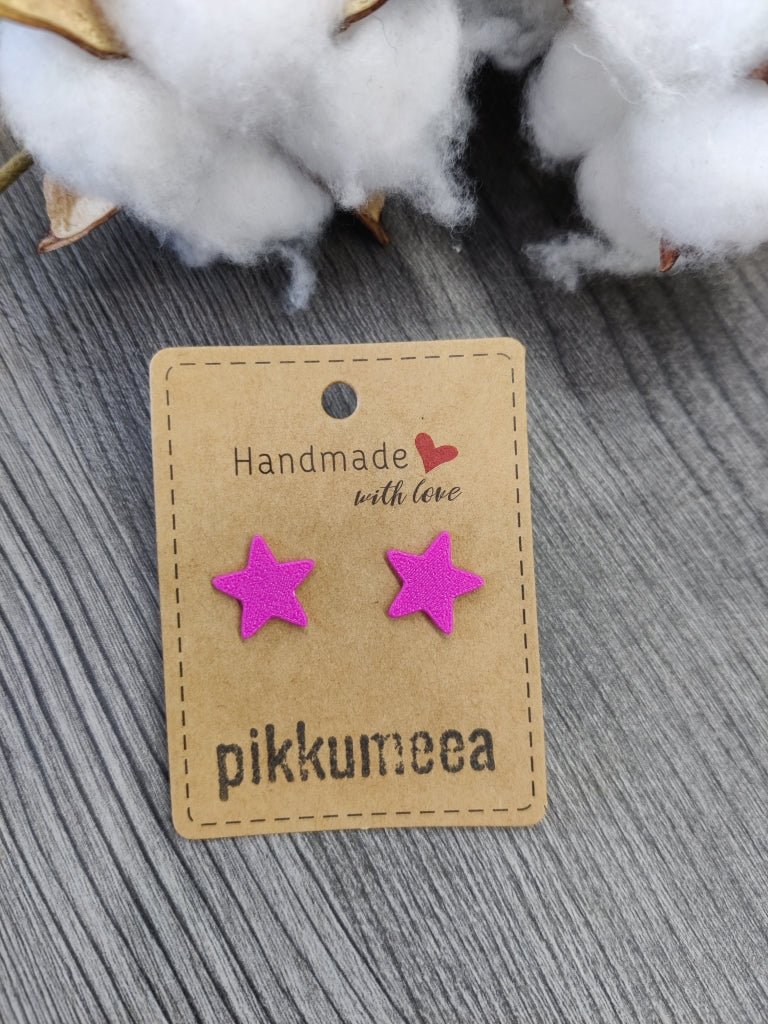 Nappikorvakorut Tähti (eri värejä) - pikkumeea