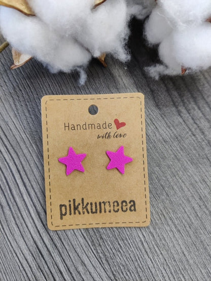 Nappikorvakorut Tähti (eri värejä) - pikkumeea