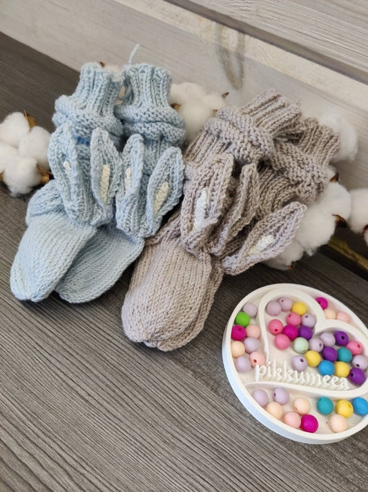 Pupusukat merinovillasta 0 - 4kk (koko 15/17) - pikkumeea