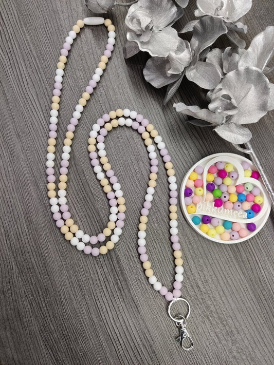 Avainnauha olan yli (valkoinen / vaalea beige / vaaleanliila) - pikkumeea