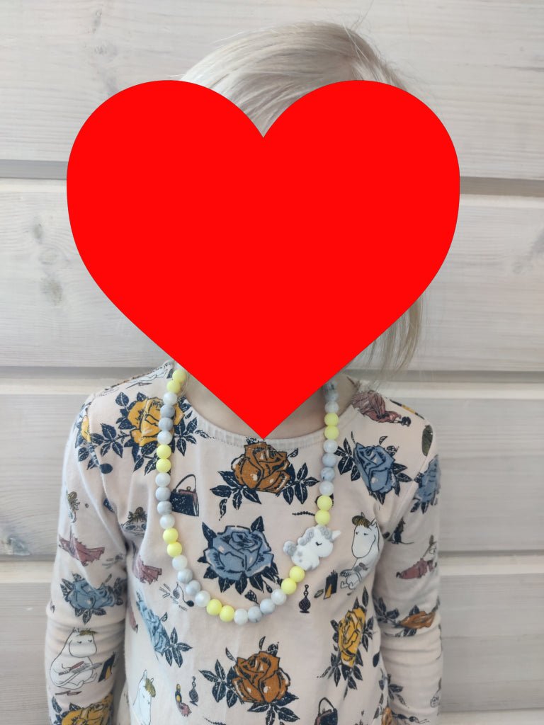 Lasten kaulakoru yksisarvinen (eri värejä) - pikkumeea