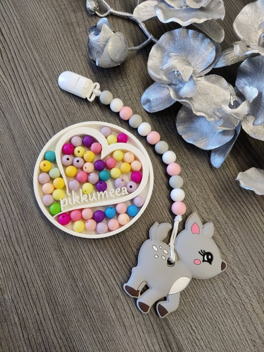 Purulelu bambi harmaa (eri värejä) - pikkumeea