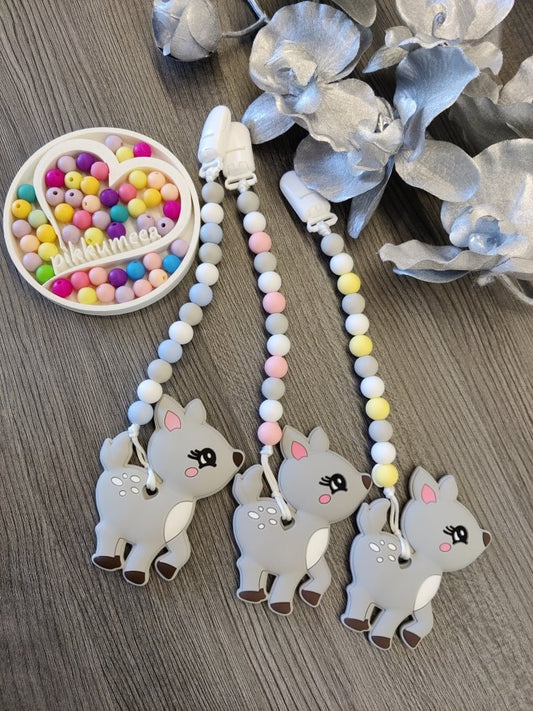 Purulelu bambi harmaa (eri värejä) - pikkumeea